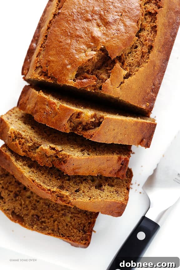 Enjoying a slice of the best moist banana bread, made healthier and naturally sweet.