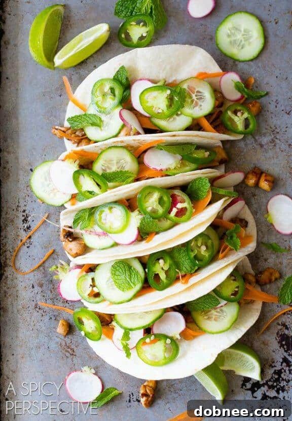 Vietnamese Banh Mi Street Tacos | aspicyperspective.com