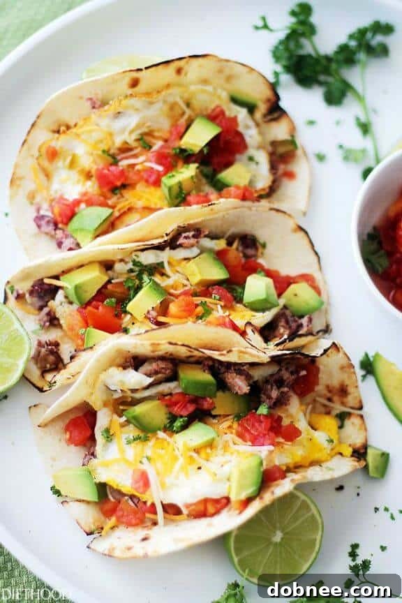 Huevos Rancheros Tacos | diethood.com