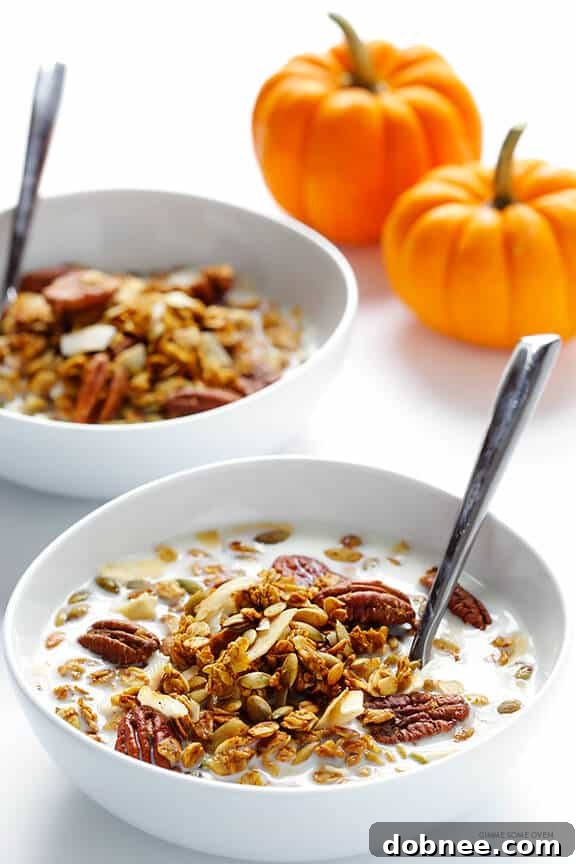Autumn's Delight: Homemade Pumpkin Spice Granola with Maple Syrup