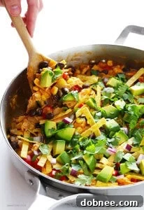 Easy Chicken Enchilada Skillet Recipe Thumbnail