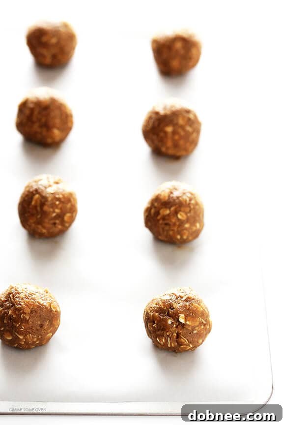 Another perspective of whole wheat oatmeal cookies, emphasizing their rustic charm and delicious appeal.