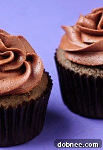 Exquisite Mayan Chocolate Cupcakes, subtly spiced with cocoa and cinnamon, crowned with a fluffy buttercream.