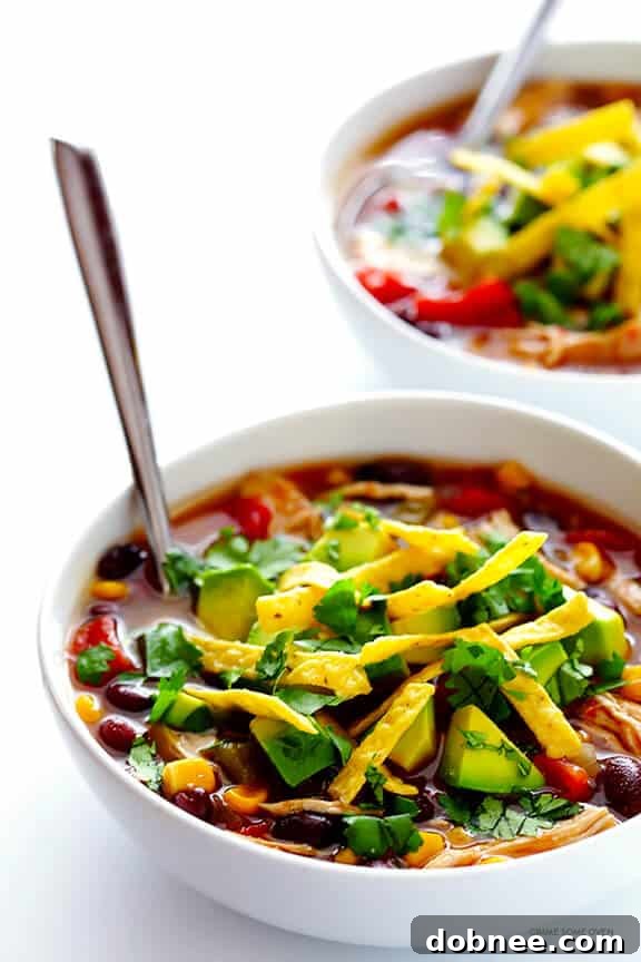 Savory Slow Cooker Chicken Tortilla Soup: An Easy, Gluten-Free Recipe for Ultimate Comfort