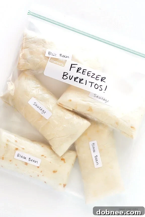 Delicious and easy-to-make freezer breakfast burritos, perfect for meal prep. Featuring fluffy eggs, savory potatoes, and a touch of Mexican flavor.