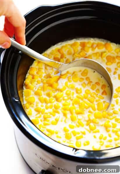 Slow Cooker Creamed Corn