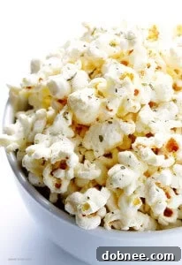 Olive Oil and Parmesan Popcorn