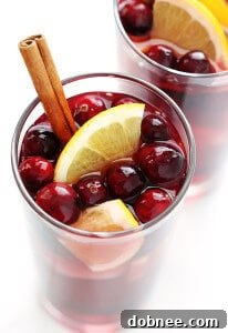 Sparkling Cranberry Orange Sangria