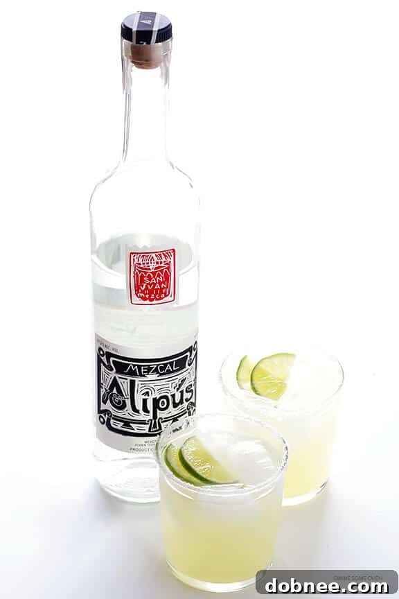 Enjoying a Handcrafted Mezcal Margarita