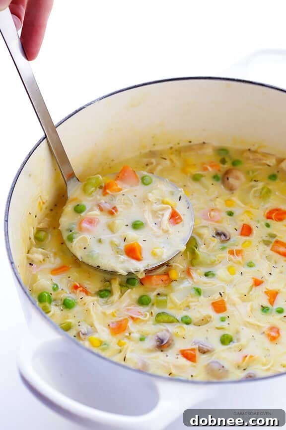 Rich and Creamy Chicken Pot Pie Soup for a Heartwarming Meal | dobnee.com