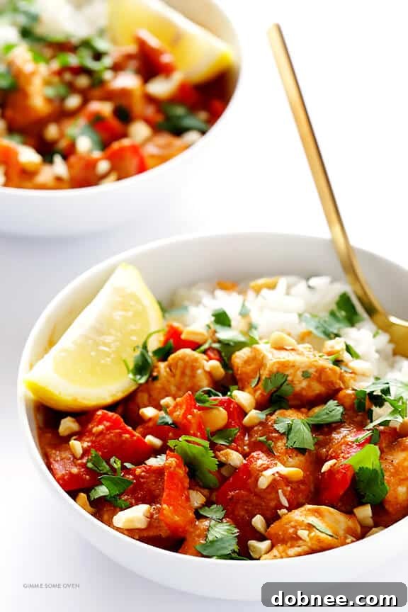 Cashew Chicken Curry (In A Hurry!) -- if you're craving Indian food, this delicious meal can be ready to go in less than 30 minutes! | gimmesomeoven.com