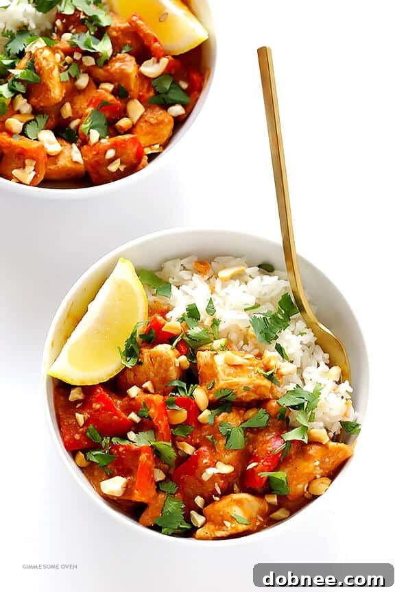 Cashew Chicken Curry (In A Hurry!) -- if you're craving Indian food, this delicious meal can be ready to go in less than 30 minutes! | gimmesomeoven.com