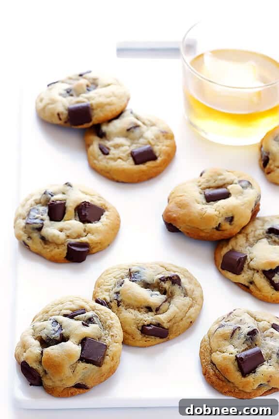 Irresistible Bourbon Chocolate Chip Cookies - An Adult Twist on a Classic | Gimme Some Oven
