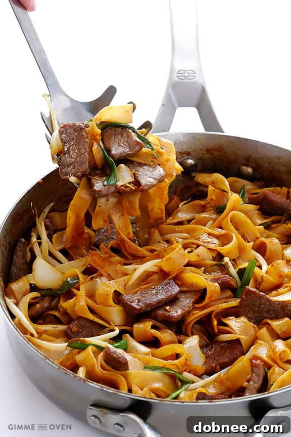 Authentic Beef Chow Fun (Beef & Noodles Stir-Fry) - Easy Homemade Recipe | Gimme Some Oven