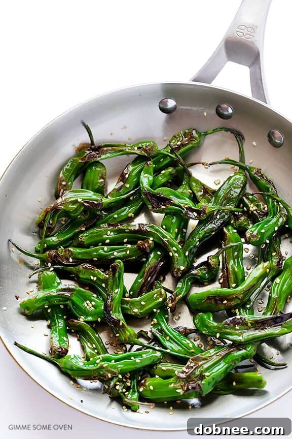 Quick & Easy Sesame Shishito Peppers - The Addictive Snack You Need | Gimme Some Oven