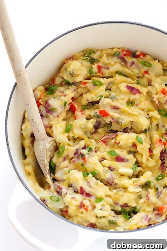 Authentic Tex-Mex Mashed Potatoes (Papas Con Chile) - The Best Side Dish | Gimme Some Oven