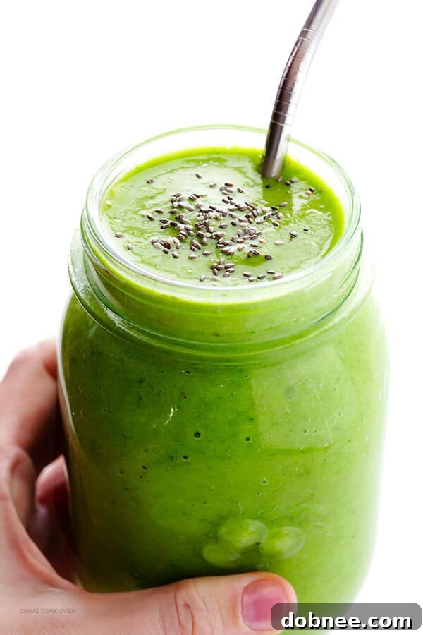 Energizing Post-Workout Green Smoothie with Pineapple, Spinach, and Ginger