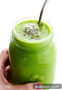Post-Workout Green Smoothie with Pineapple, Spinach, and Ginger