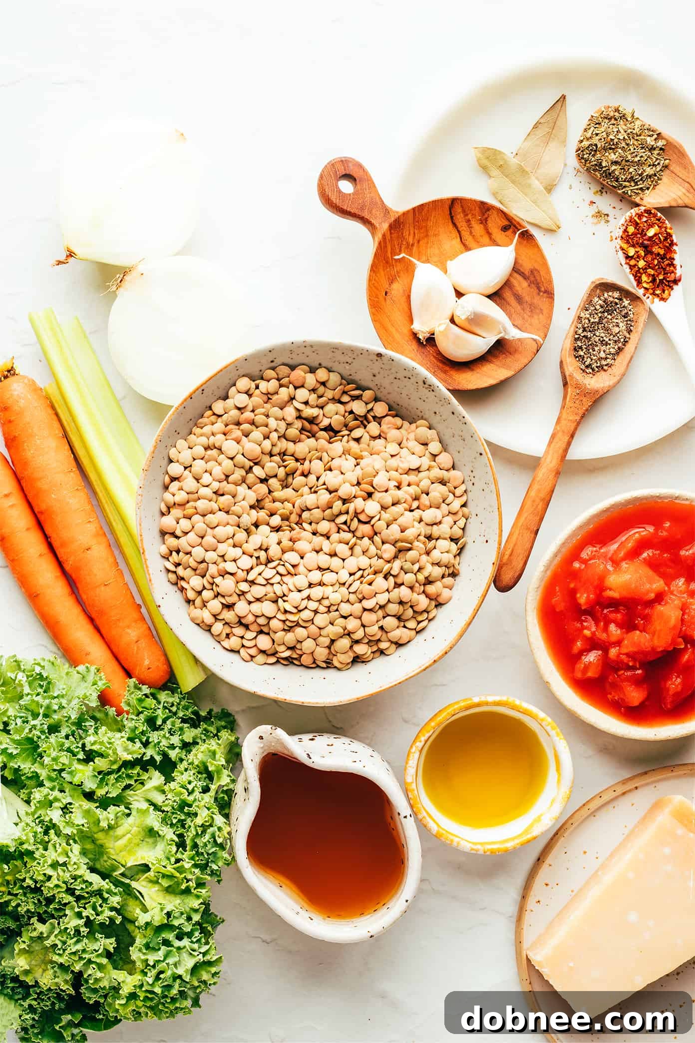 Italian Lentil Soup Ingredients