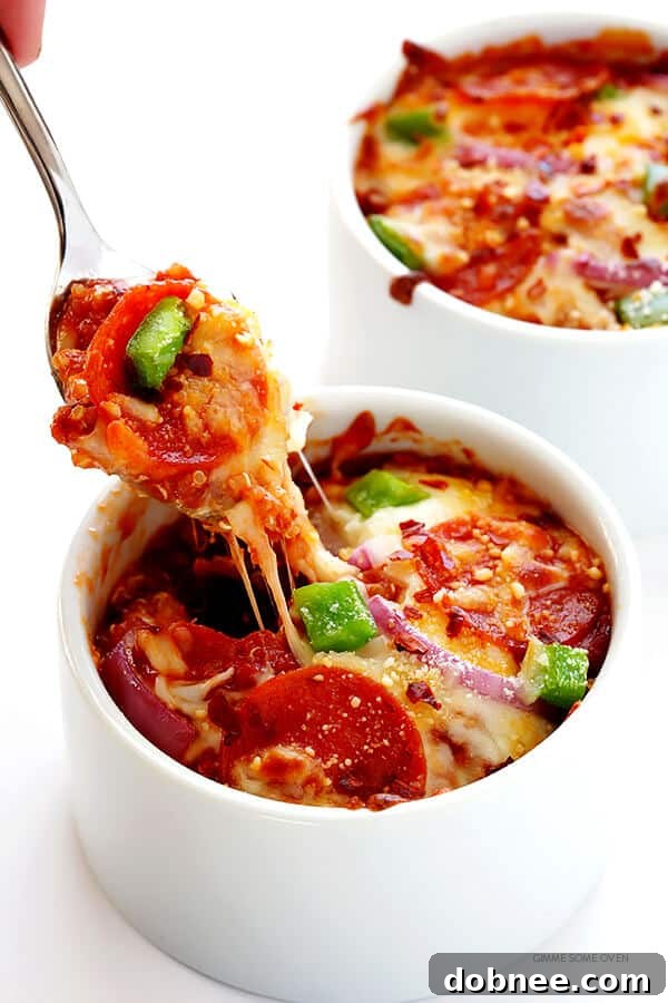 Delicious and easy Quinoa Pizza Bowls – a healthy, gluten-free, and highly customizable alternative to traditional pizza, perfect for any meal!