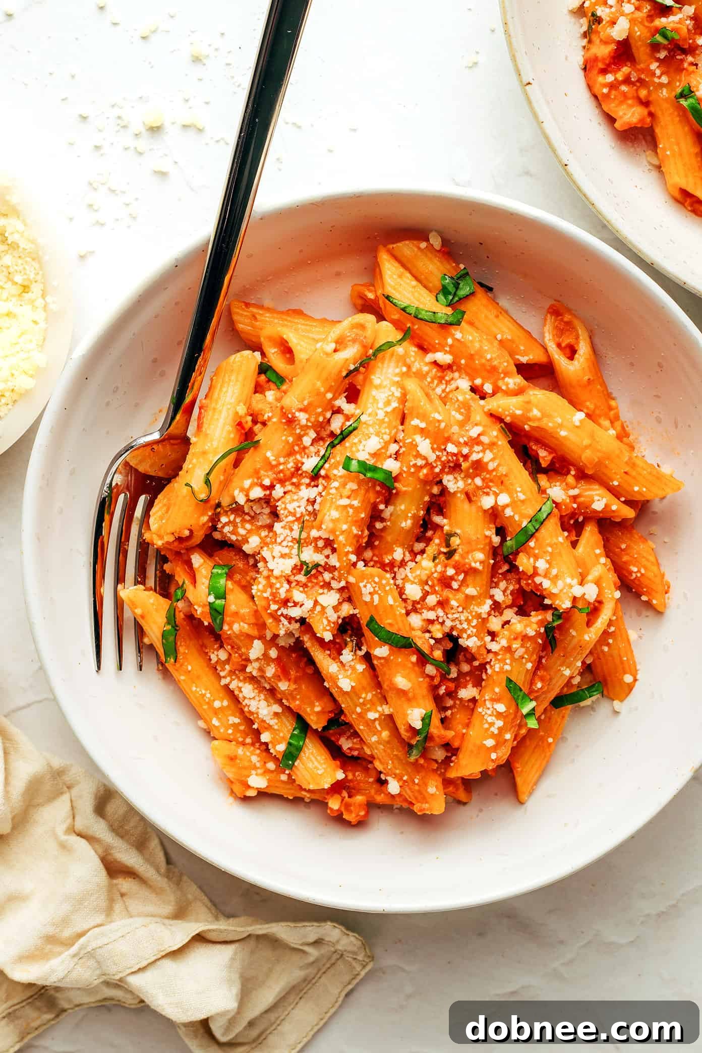 Velvety Vodka Penne 7 The Penne Alla Vodka sauce achieving its perfect creamy consistency, ready for the cooked pasta.