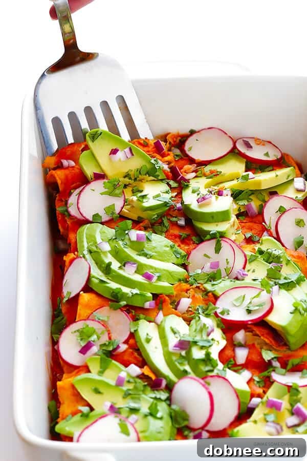 The BEST Vegan Enchiladas -- easy to make, made with everyday ingredients, and SO delicious! | gimmesomeoven.com