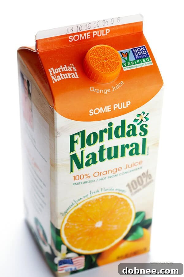 Mimosa Sangria -- quick and easy to make, and kicked up a notch with lots of delicious fresh fruit! | dobnee.com