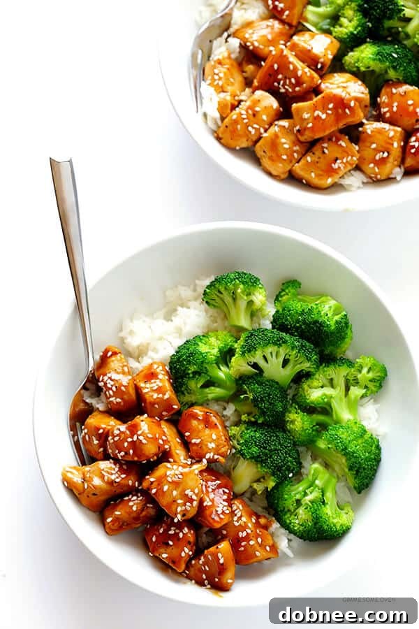 The 20-Minute Teriyaki Chicken dish, perfectly glazed with homemade teriyaki sauce, ready to be served as a quick and flavorful weeknight dinner.