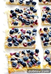 Super-Easy Blueberry Almond Tart