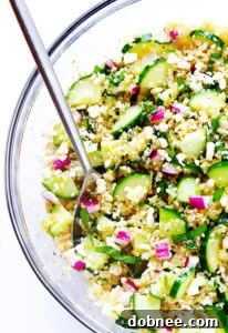 Cucumber Quinoa Salad