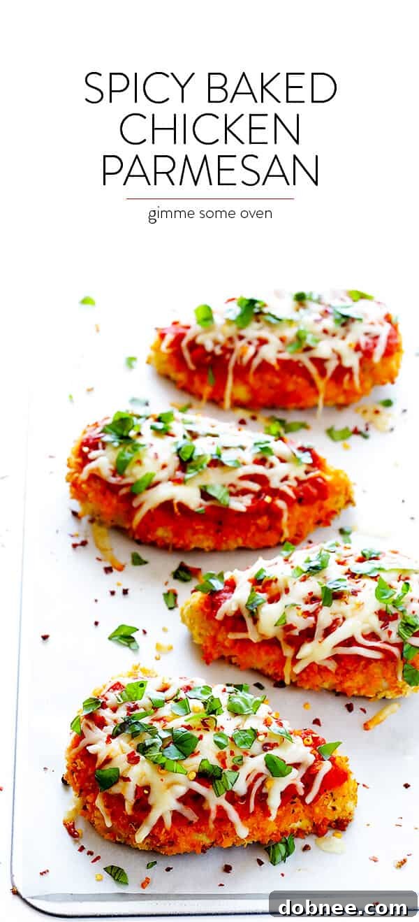 Spicy Baked Chicken Parmesan 1