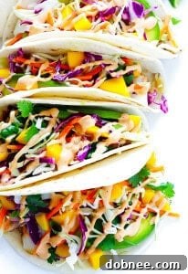 Mango Chipotle Fish Tacos, a quick and delicious seafood recipe.
