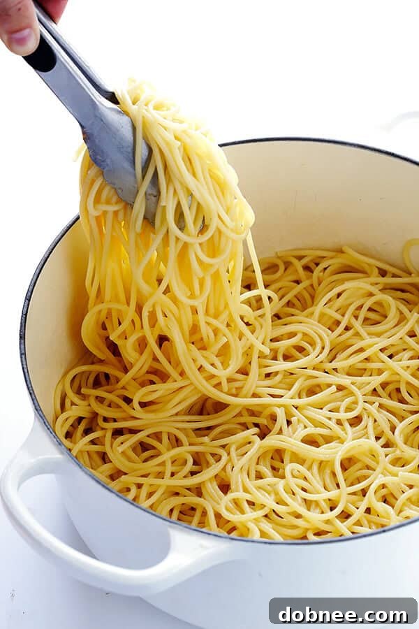 Learn how to properly salt your pasta water with this simple formula. It will definitely kick the flavor of your pasta up a delicious notch!!