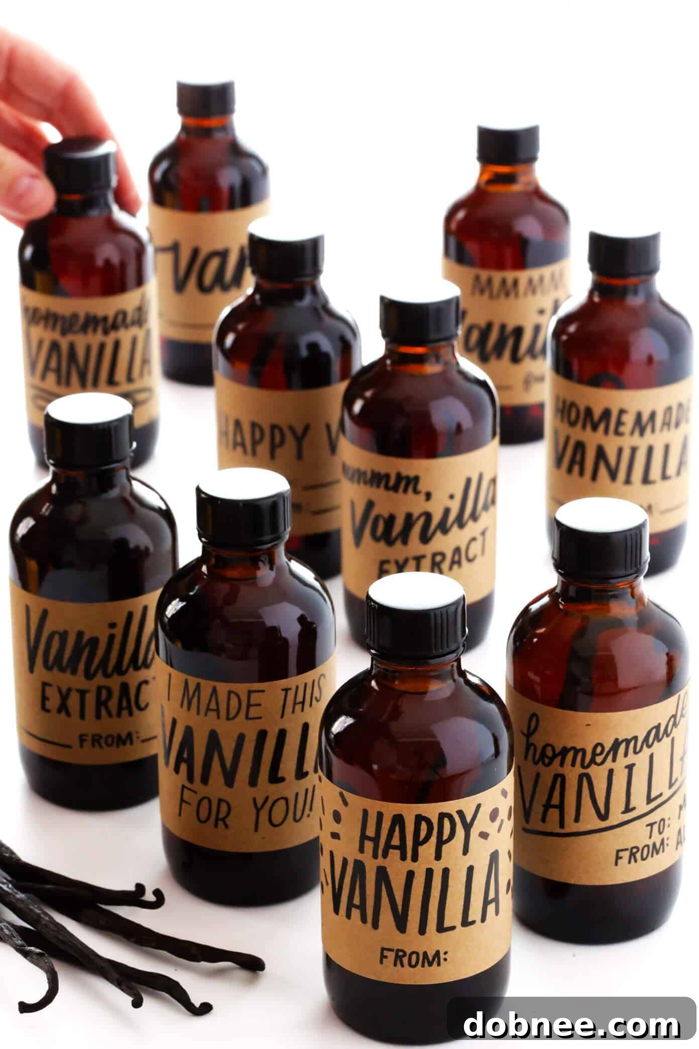 The Art of Homemade Vanilla 6 Free printable labels for homemade vanilla extract bottles