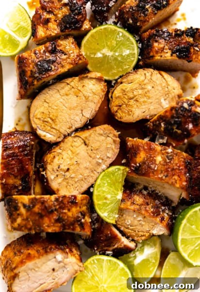 Grilled Ginger Lime Pork Tenderloin