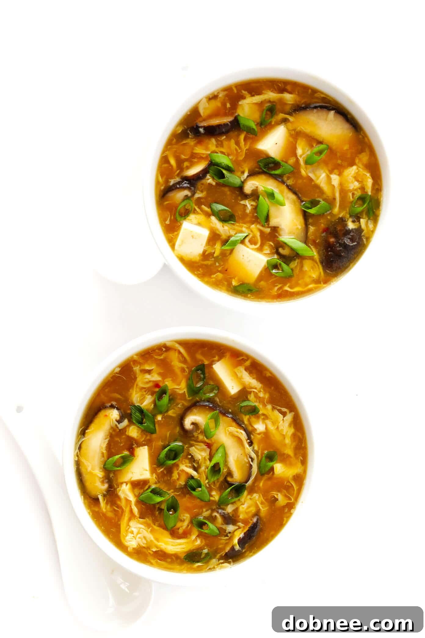 Hot and Sour Soup Recipe with Mushrooms and Tofu