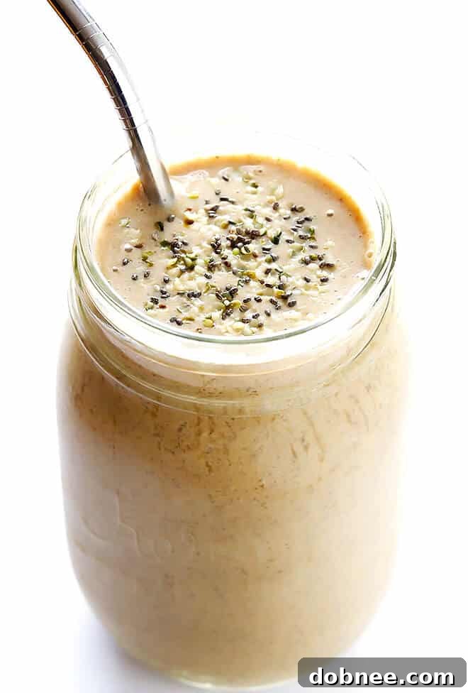 This Coffee Protein Smoothie recipe is SO yummy, and full of feel-good ingredients that'll add some good energy to your day.
