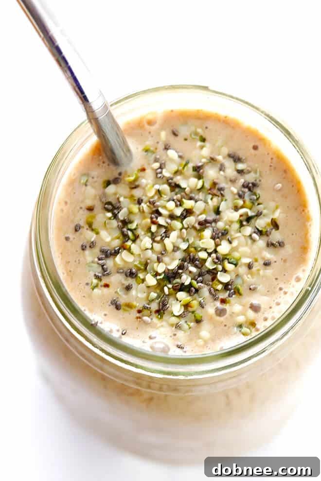 Blend it all up until smooth…