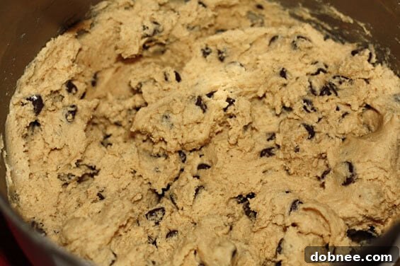 Close-up of golden brown chocolate chip cookies on a cooling rack, highlighting their perfect texture.