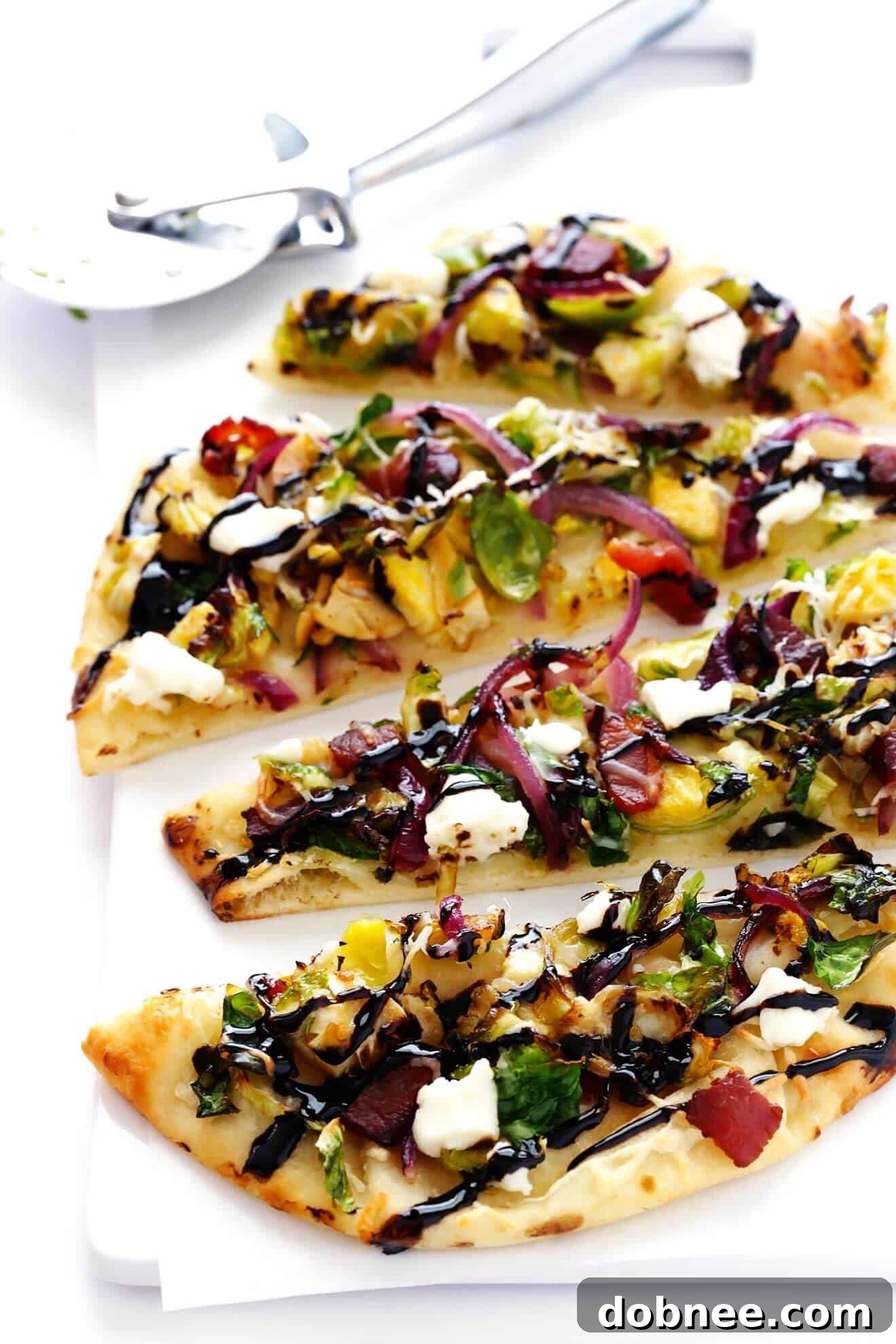 These delectable Brussels Sprouts and Bacon Flatbread Pizzas are incredibly quick and simple to prepare, bursting with amazing flavor!
