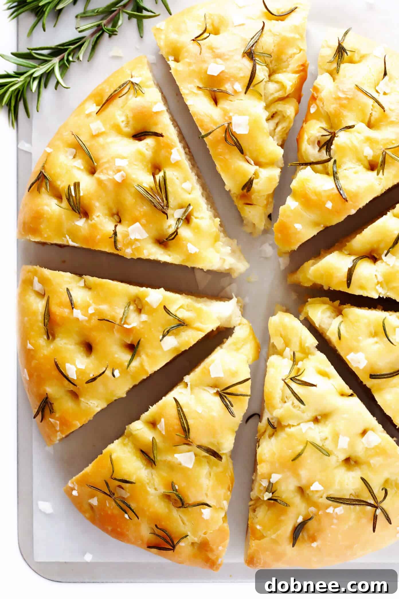 Easy Focaccia Bread Recipe with a rustic feel