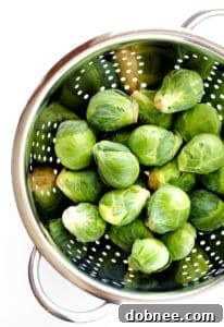 Beautifully cut Brussels sprouts ready for cooking in various ways.