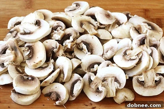 Chicken Marsala with Pasta and Fresh Parsley