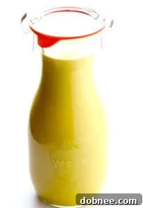 Homemade Honey Mustard Salad Dressing in a Weck jar