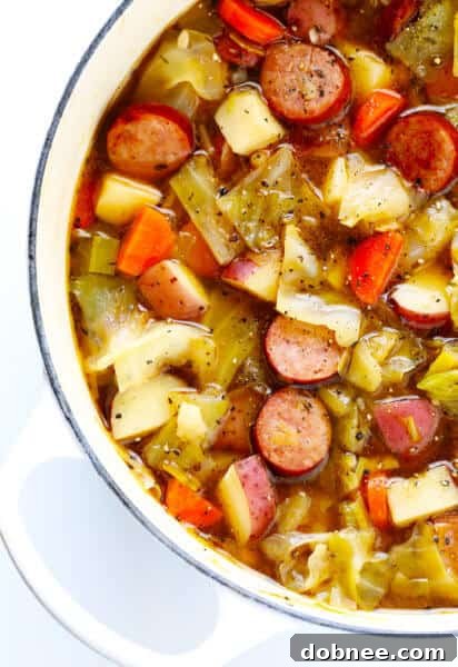 Cabbage, Sausage and Potato Soup Recipe