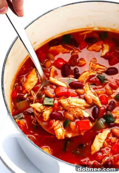 20-Minute Chipotle Chicken Chili