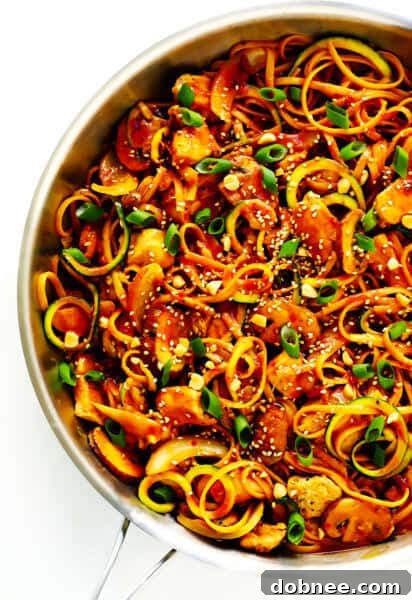 Delicious Kung Pao Chicken Noodle Stir-Fry