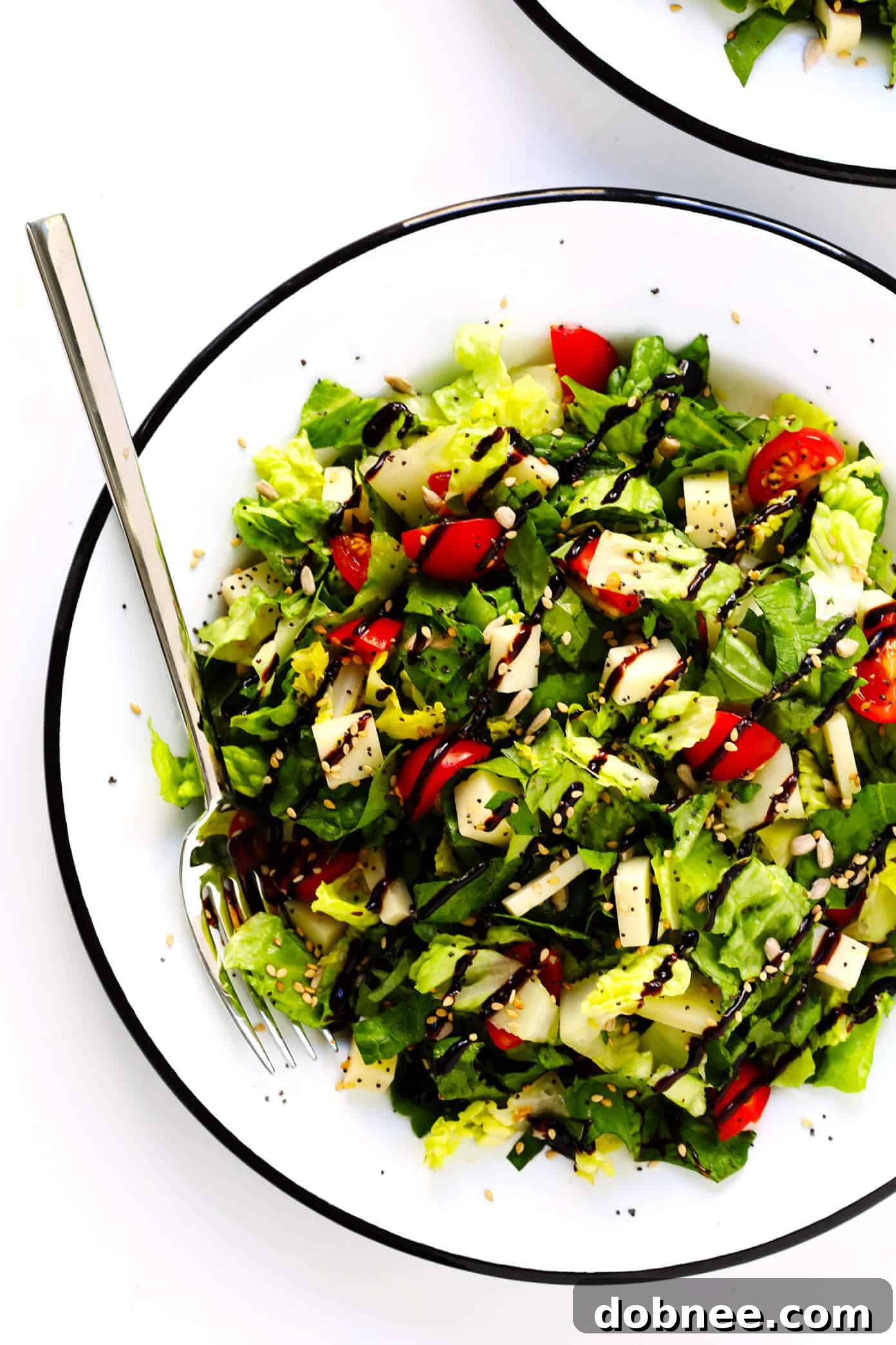 Unforgettable Italian Chopped Salad with Balsamic Glaze