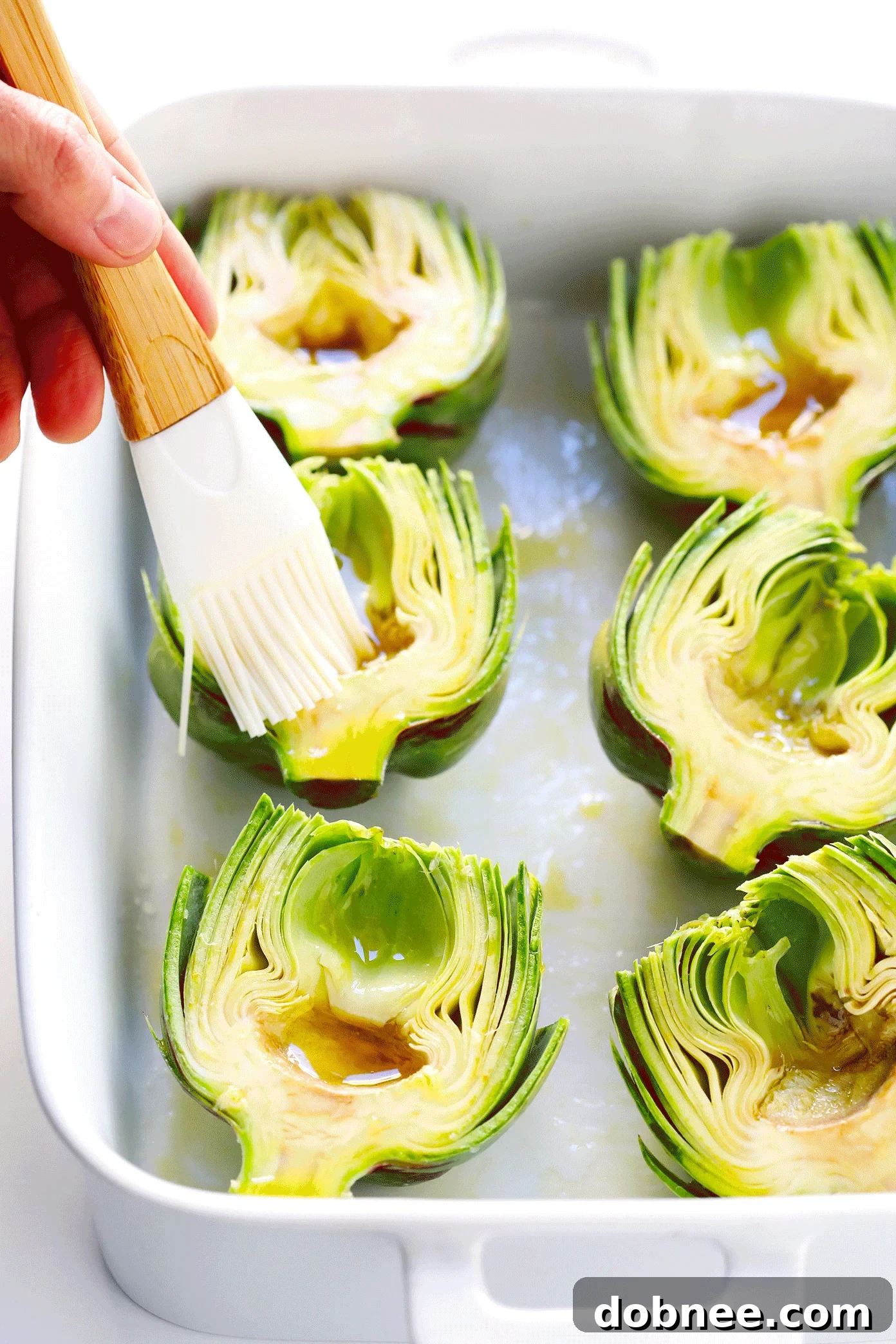 How To Make Roasted Artichokes - Stuffed with garlic and herbs