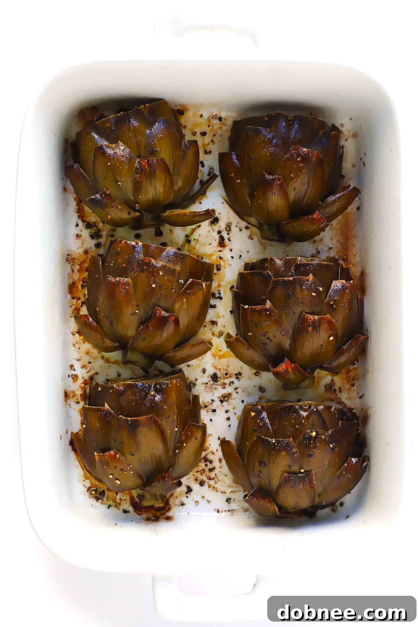The Most Amazing Oven Roasted Artichokes - A delightful vegetable side